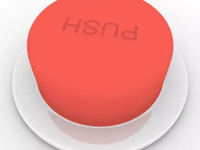 button 3D model