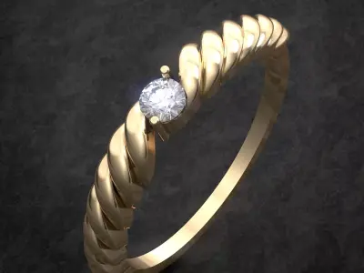 Finger Rings collection printable 3D print model buy
