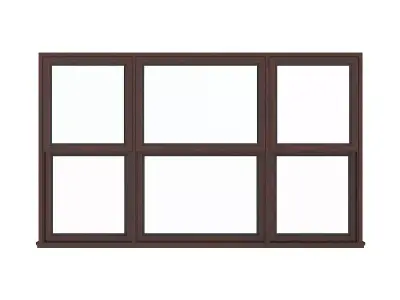 Wooden Window 17 3D model