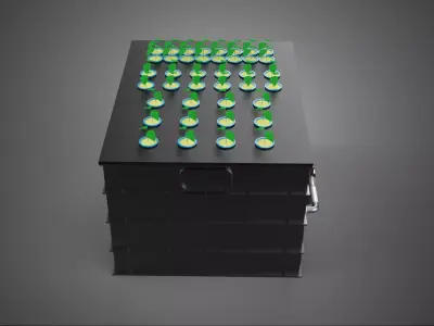 AEROPONIC HYDROPONIC CLONING CLONE CLONER PLANT MACHINE SYSTEM 3D model