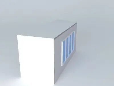 Wall with window Free 3D model