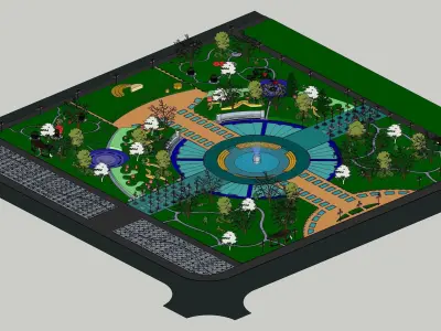 Sketchup Plaza 198 3D model