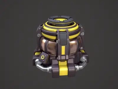 Gravity Generator Low-poly 3D model