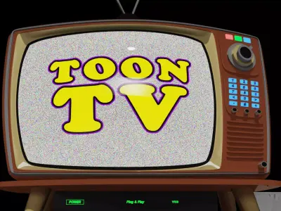 Toon TV 3D model