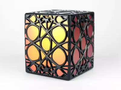 Elegant Gradient Lamp model pack Low-poly 3D model