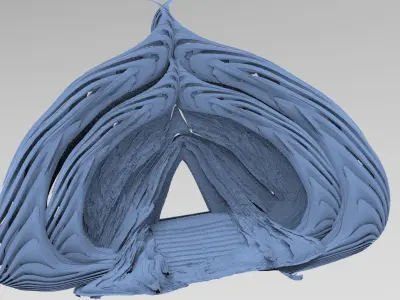 Dantes pyramid steps 1 3D model