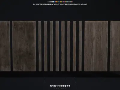 Wooden Plank Pack Vol 11 Low-poly 3D model