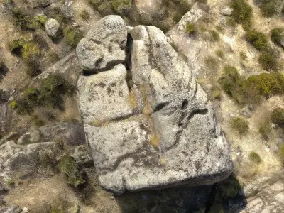 ROCK 32 Low-poly 3D model