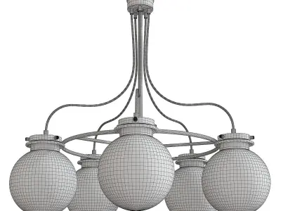 Centauri Chandelier Low-poly 3D model
