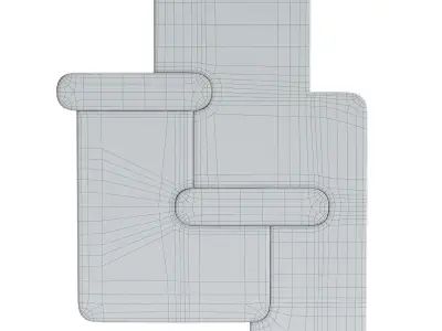 Sarsen M Area Rug 3D model