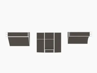 Skate Park Pack Low-poly  3D model