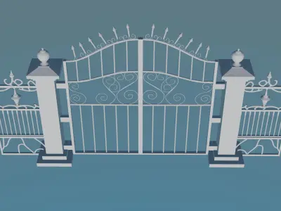 Gateway Exterior Gate 3D print model buy