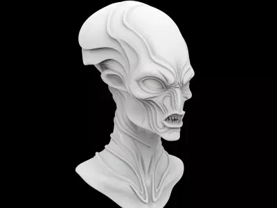 Alien Scout Helmet 3D Print Model 3D print model