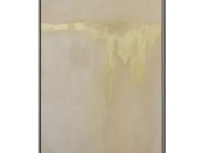 Set of 3 Abstract Paintings in Frames 3D model 83