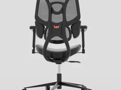 gaming and office chair 3D model