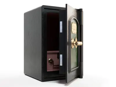 Vintage Floor Safe 3D model