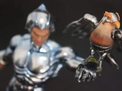  SILVERHAWKS COLLECTION 6 CHARACTERS STL FILES 3D print model