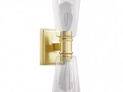  Alessa 2 Light Wall Sconce 3D model