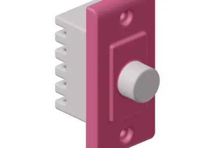 Baby Electrical Fan Regulator Toy 3D model