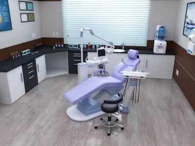 MEDICAL SPACES-DOCTOR OFFICE-DENTIST CLINIC 3D model