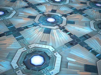 Scifi Vol 94 -  Game PBR Textures Texture