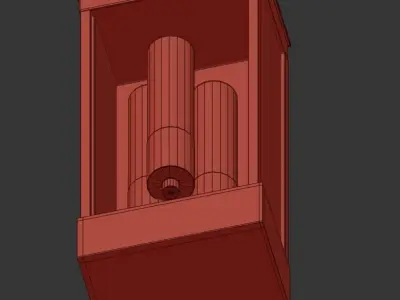 Portico Aluminum 3D model
