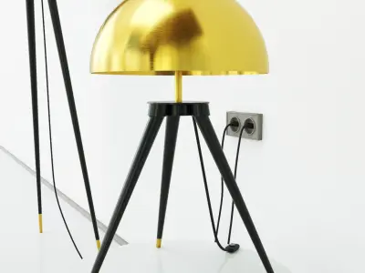 Floor Lamp Coyote Free 3D model