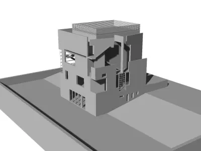 Sixth Street Residence Project by Thom Mayne with Andrew Zago 3D model