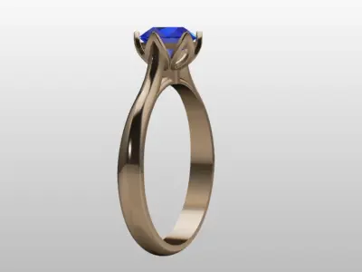 FLOWER RING   3D print model