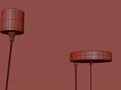 Chandelier Odeon light 3D model