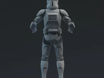 RotS Clone Trooper One-Twelfth Scale Armor 3D print model