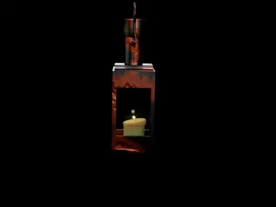  Old hand lamp 3D print model