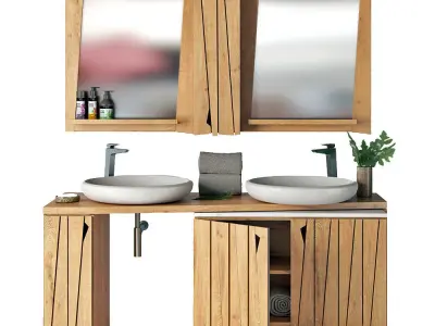 Bati Ubud double cabinet 3D model