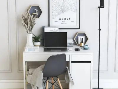 Office workplace 33 3D model