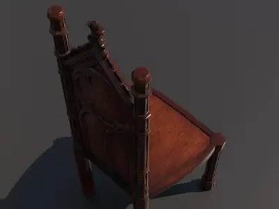 Gothic Chair  3D model