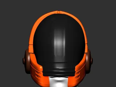 gas mask helmet scifi high poly sculpt 3d printable  3D model 6