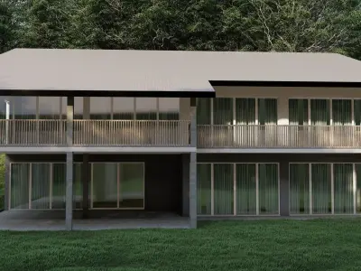 Modern House 12 3D model