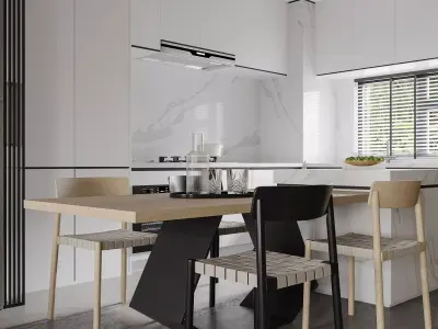 apartment interior scenes        3D model purchase