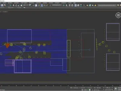 White  exterior night and day  3D model