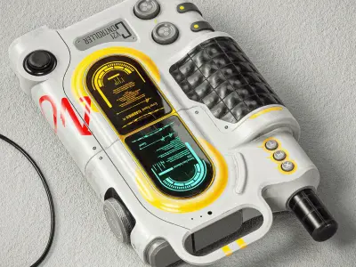 Sc-fi Controller V21 PBR Low-poly 3D model