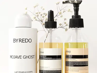 Bathroom Decor Set 019 3D model