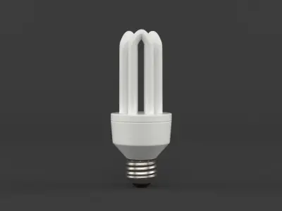 LED light bulbs 3D model