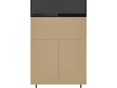 36e8 Glass Sideboard 06 3D model