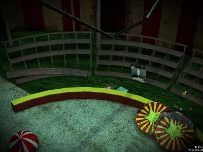 Abandon Horror Circus 3D model