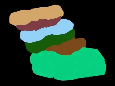 Forget the forest - Stone Ladder 21 3D model