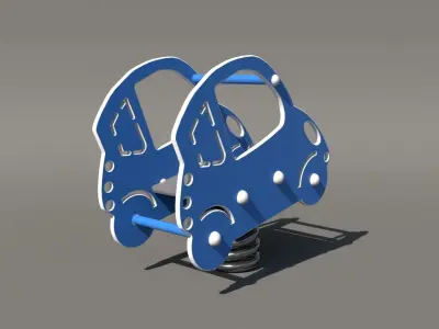 Seesaw for a Playground 3D model