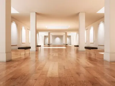 Art Gallery 003 UE4 3D model