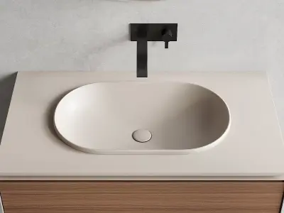 Nic Design Lama Vanity unit Set 2 3D model