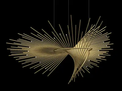Lobby Chandelier 3D model