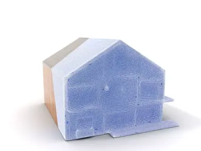 Modern Wooden House model pack Low-poly 3D model